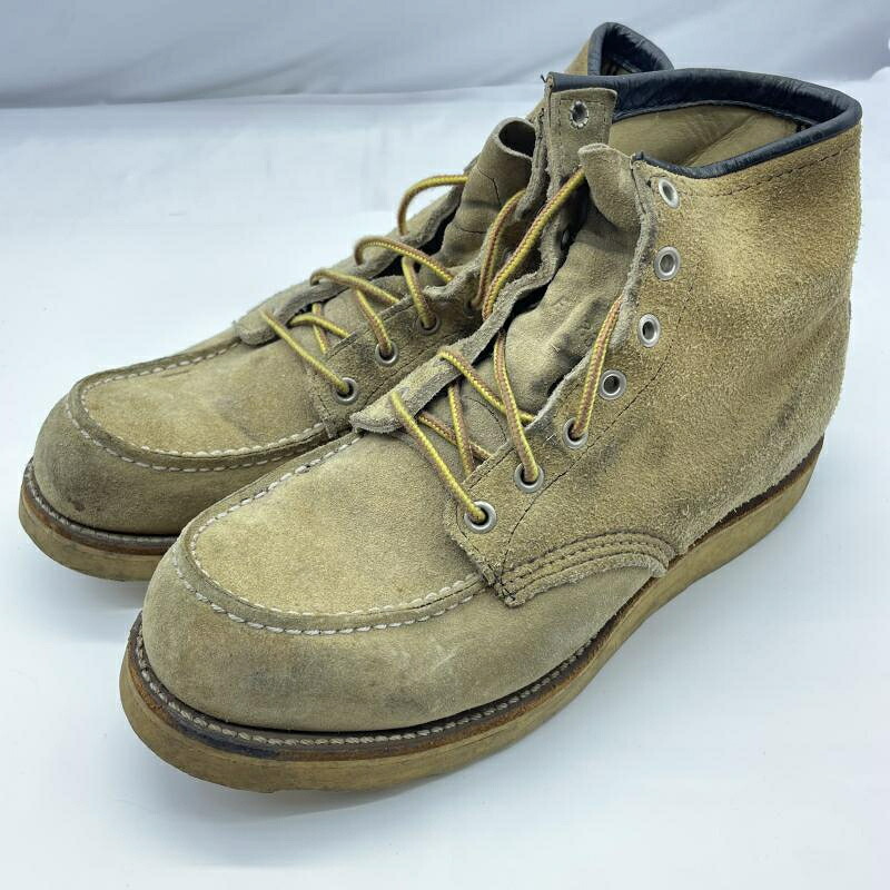 【中古】RED WING アイリッシュセッター 08173 サイズ8 1/2 レッドウィング ベージュ[19]｜お宝創庫