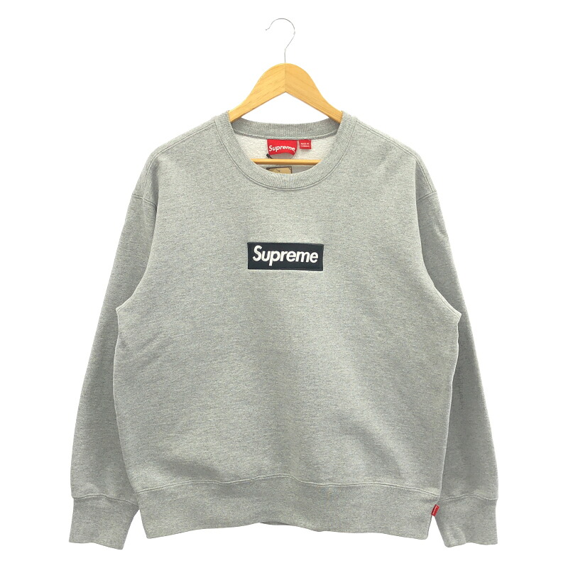 【中古】Supreme Box Logo スウェット S グレー シュプリーム[10]｜お宝創庫