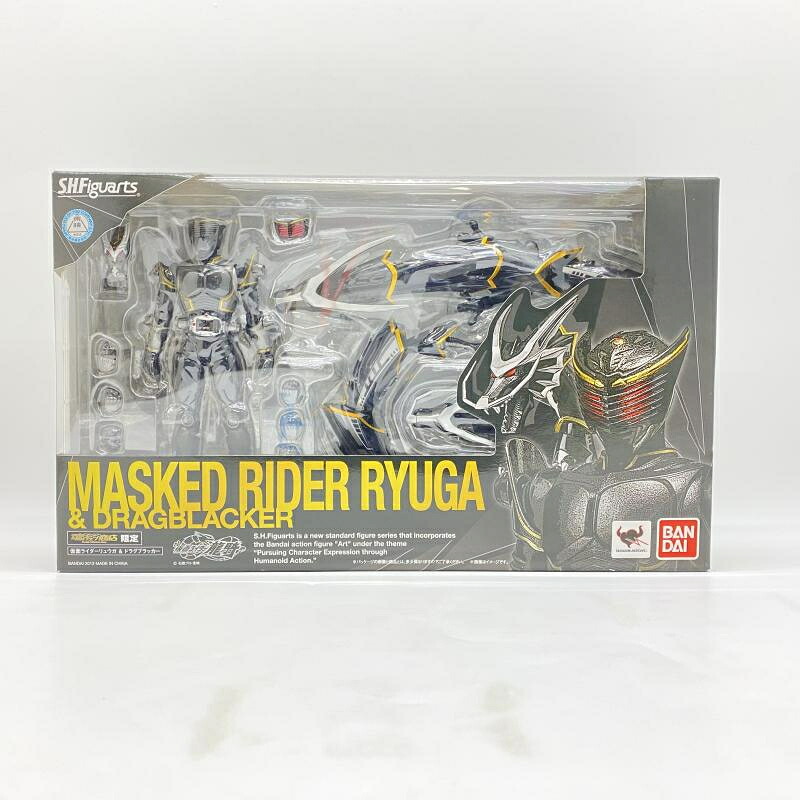 【中古】 未開封) Ｓ．Ｈ．Ｆｉｇｕａｒｔｓ 仮面ライダーリュウガ ＆ ドラグブラッカー [24]｜お宝創庫