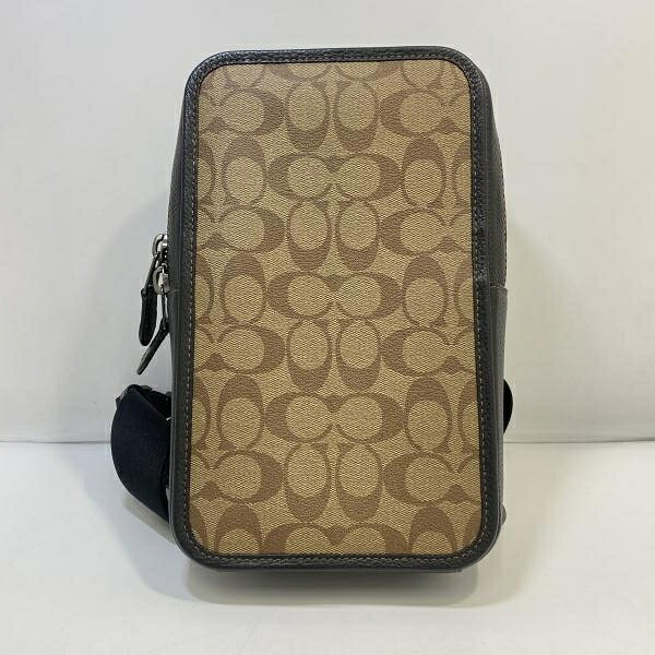 【中古】COACH サリバン パック ブロックド シグネチャー ショルダーバック C9866 コーチ[24]｜お宝創庫