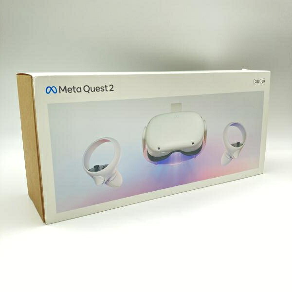 【中古】2021/Meta/Quest2 256GB/VRヘッドセット/箱傷み･充電アダプタ欠･充電ケーブル非純正[6]｜お宝創庫