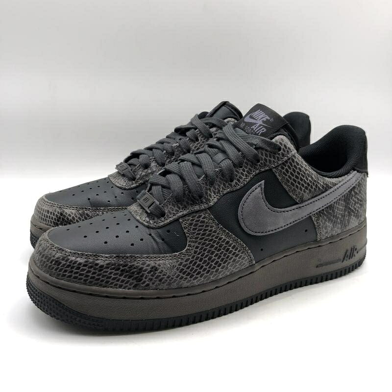 【中古】Nike Air Force 1 Low "Snakeskin" 27cm HF2898-001 ブラック スニーカー ナイキ エアフォースワン[17]｜お宝創庫