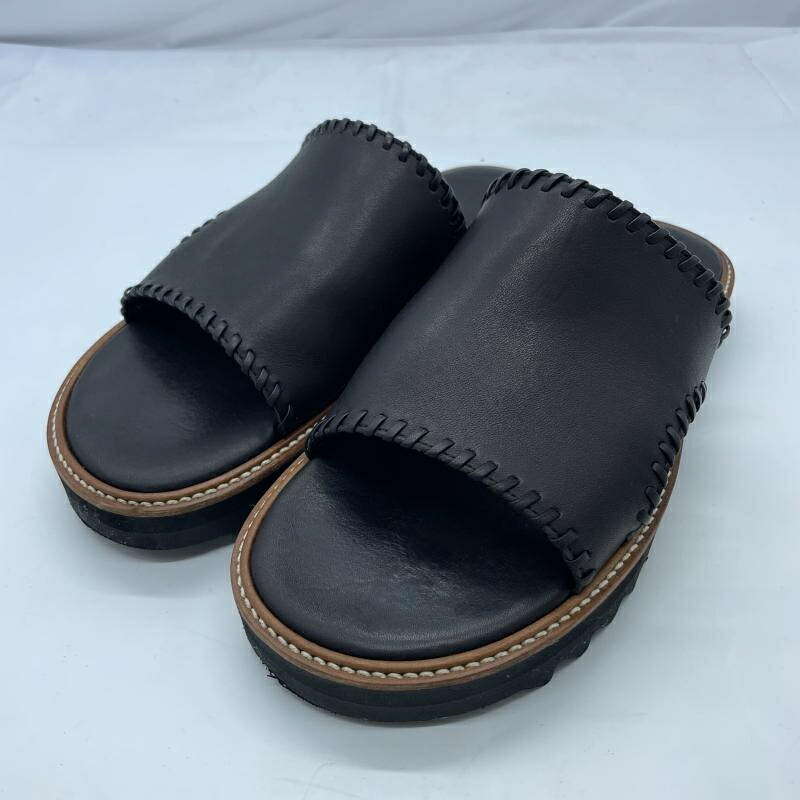 【中古】DAIRIKU 21SS Leather Sandal サイズ27cm ブラック/ブラウン ダイリク レザーサンダル シャークソール[19]｜お宝創庫 13,405円