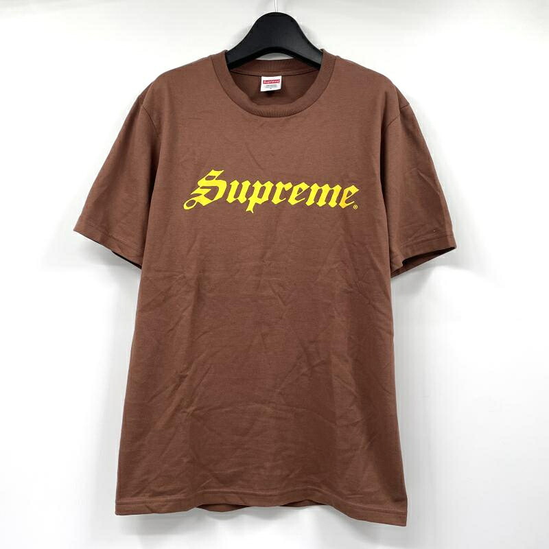 【中古】Supreme Speed Tシャツ ブラウン サイズS 半袖 シュプリーム[17]｜お宝創庫