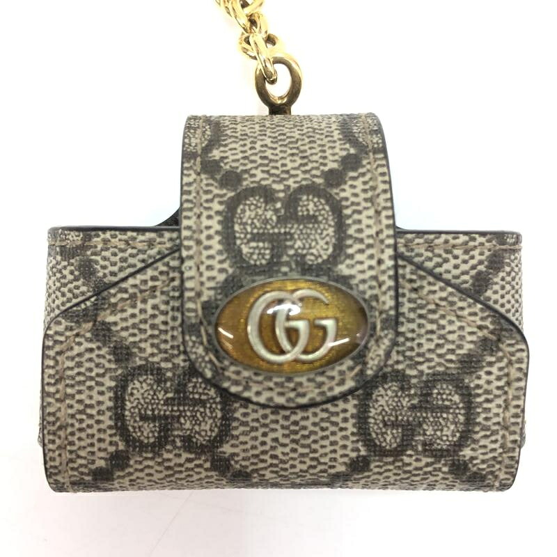 【中古】GUCCI GGスプリームキャンバス GGマーモント Airpodsケース 631683・479292 グッチ[66]｜お宝創庫