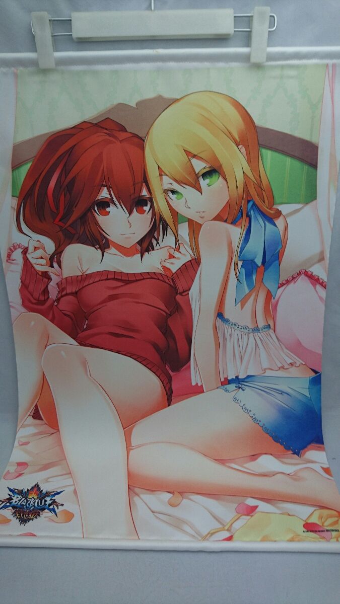 【中古】【汚れ有】BLAZBLUE ブレイブルー CHRONOPHANTASMA EXTEND ソフマップ特典 B2タペストリー[95]画像