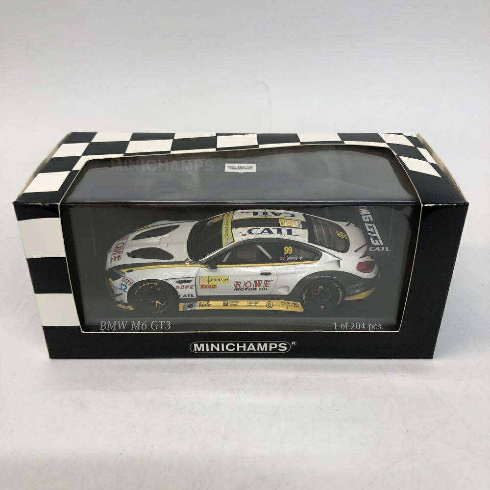 【中古】1/43 ﾎﾟｰﾙｽﾞ･ﾓﾃﾞﾙｱｰﾄ BMW M6 GT3 `ROWE RACING` #99 BLOMQVIST ﾏｶｵ GTｶｯﾌﾟ FIA GT ﾜｰﾙﾄﾞｶｯﾌﾟ 2017[91]