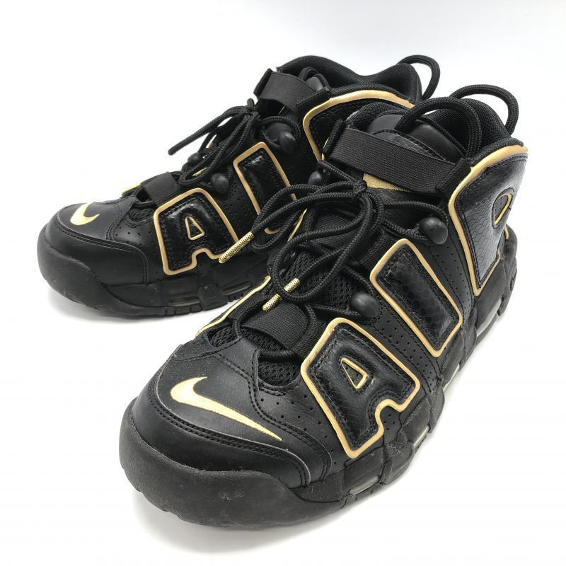 nike air more uptempo 27.5cm 黒 国内正規 メンズ 靴/シューズ