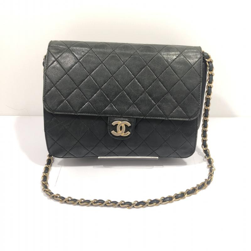 楽天市場】【中古】CHANEL シャネル マトラッセ ラムスキン チェーン