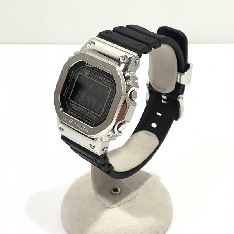 現品 CASIO ソーラー腕時計 G-SHOCK デジタル シルバー ブラック GMW