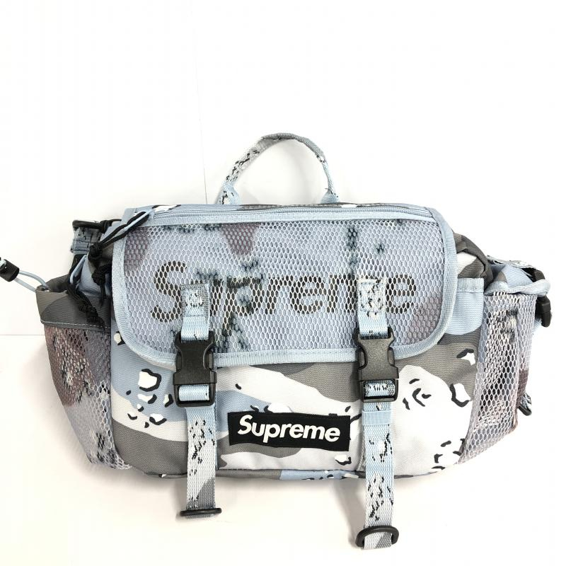 国産】 Supreme シュプリーム 20SS Waist Bag Blue Camo ブルーカモ