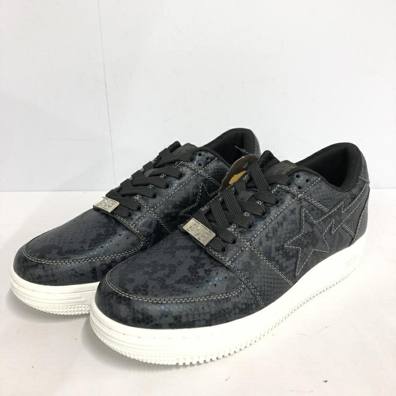 ラッピング無料 A BATHING APE ア ベイシングエイプ BAPESTA 26.5cm 黒