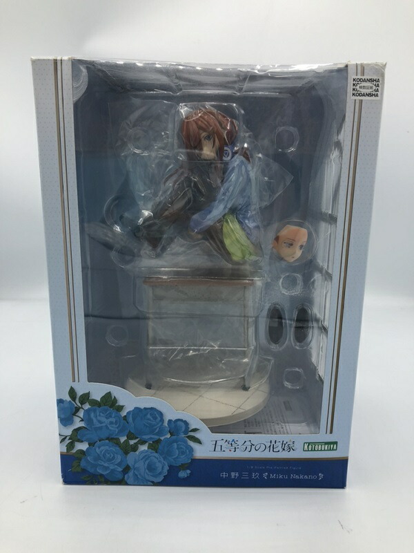 【中古】コトブキヤ　PP822 1/8 中野三玖 PVC塗装済み完成品　開封品　箱傷み有　五等分の花嫁[70]｜お宝創庫