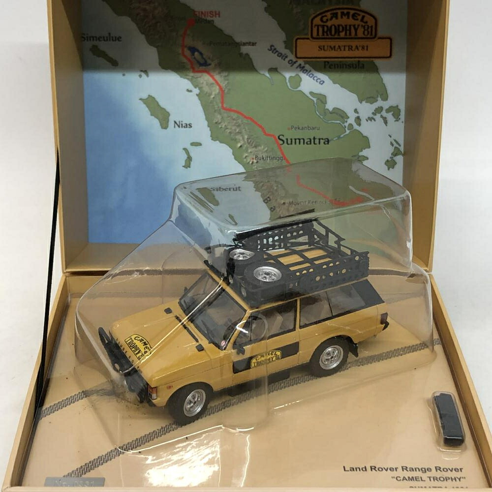 【中古】1/43 ﾚﾝｼﾞﾛｰﾊﾞｰ ｷｬﾒﾙﾄﾛﾌｨｰ ｽﾏﾄﾗ 1981 ｲｴﾛｰ SUMATRA[19]｜お宝創庫