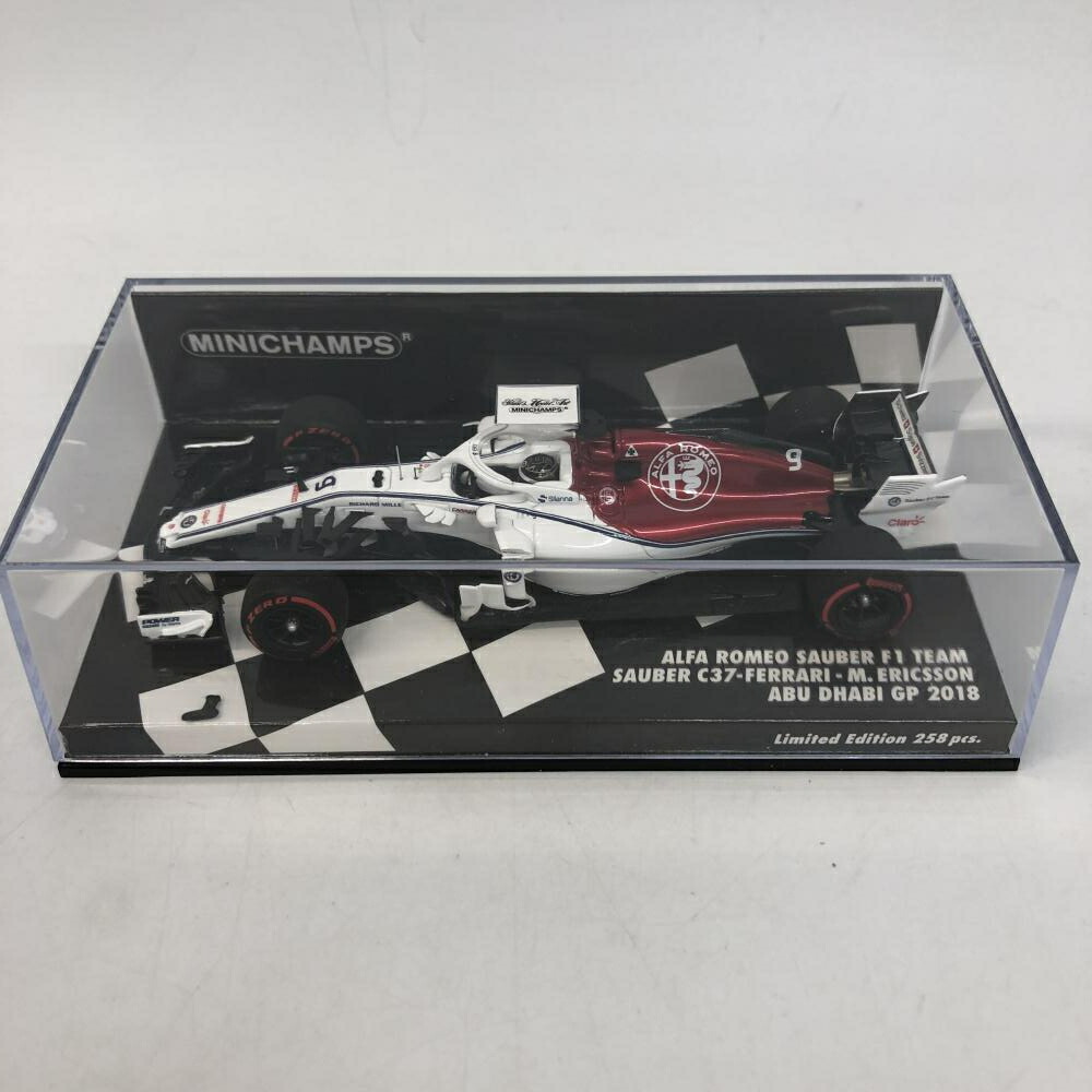 【中古】1/43 ﾎﾟｰﾙｽﾞ･ﾓﾃﾞﾙｱｰﾄ ｱﾙﾌｧ ﾛﾒｵ ｻﾞｳﾊﾞｰ F1 ﾁｰﾑ ﾌｪﾗｰﾘ C37 ﾏｰｶｽ･ｴﾘｸｿﾝ ｱﾌﾞﾀﾞﾋﾞGP 2018[91] ミニカー・トイカー-乗り物のおもちゃ-おもちゃ