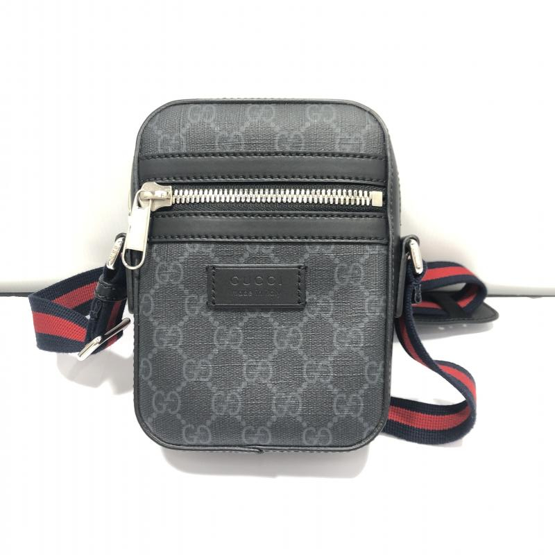 GUCCI グッチ 598103 ブラック GGスプリーム ショルダーバッグ