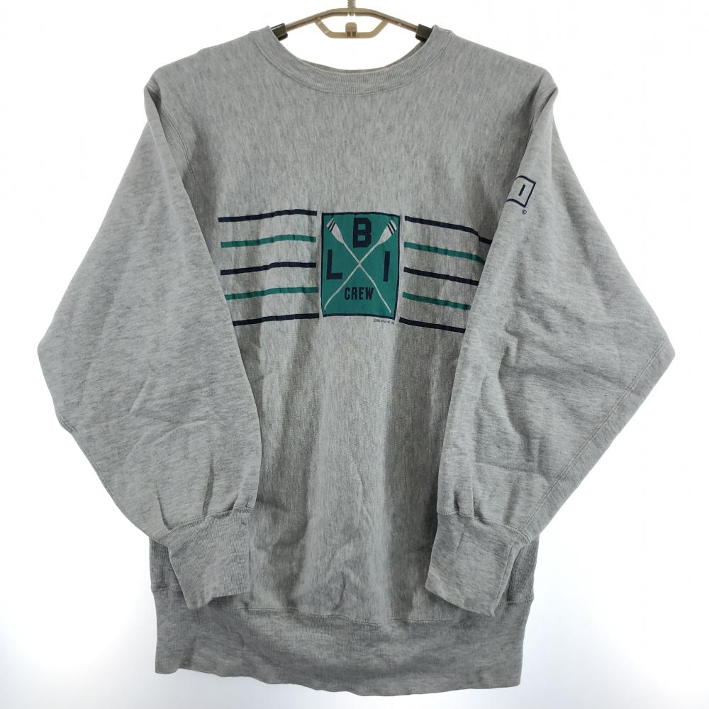 評価 90s Champion リバースウィーブスウェット L.B.I CREW サイズXL