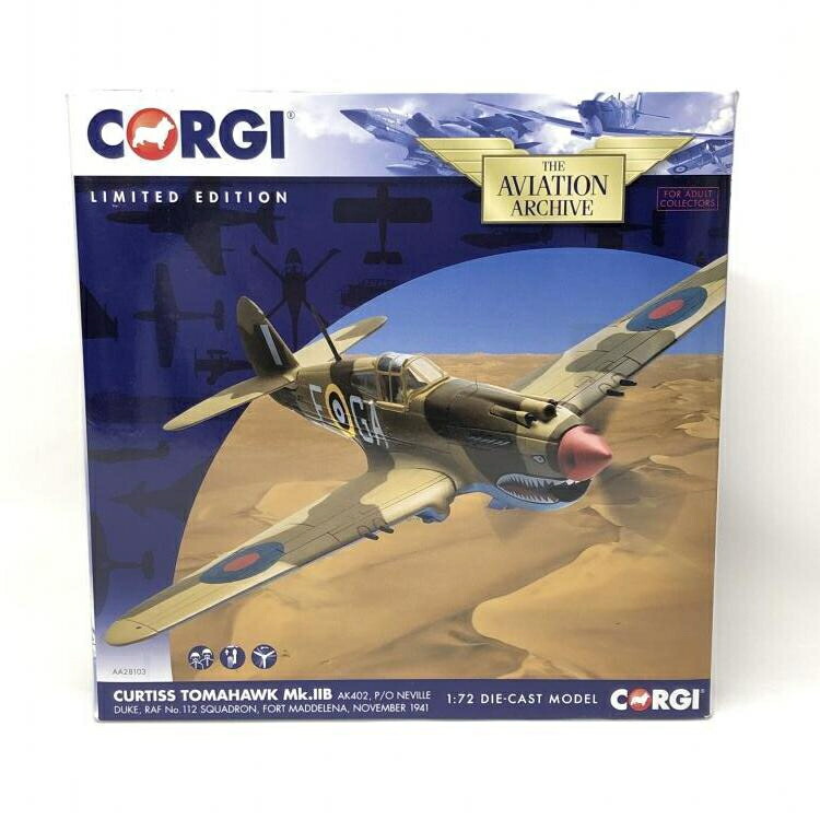 【中古】1/72 ｶｰﾁｽ ﾄﾏﾎｰｸIIA AK402 Neville Duke 122 Squadron[19]