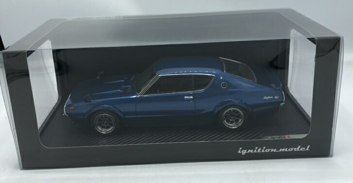 【中古】1/18 イグニッションモデルNissan Skyline 2000 GT-R (KPGC110) Blue (1/18 Scale)[90]