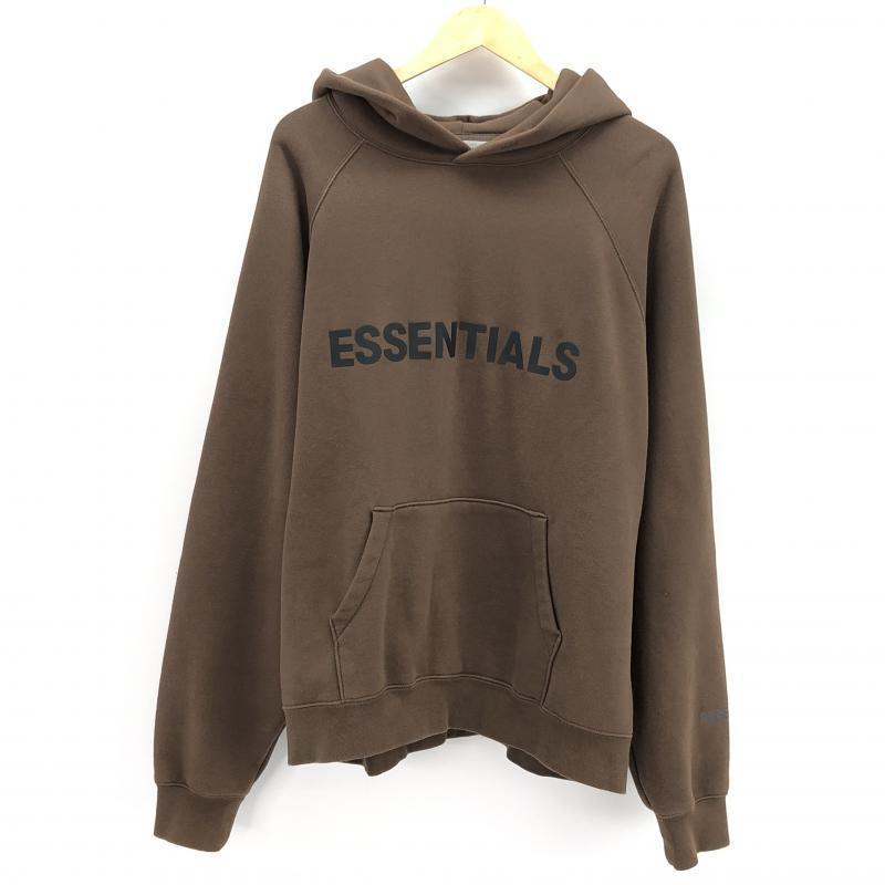 保証書付】 ESSENTIALS エッセンシャルズ フロント ロゴ フーディー L