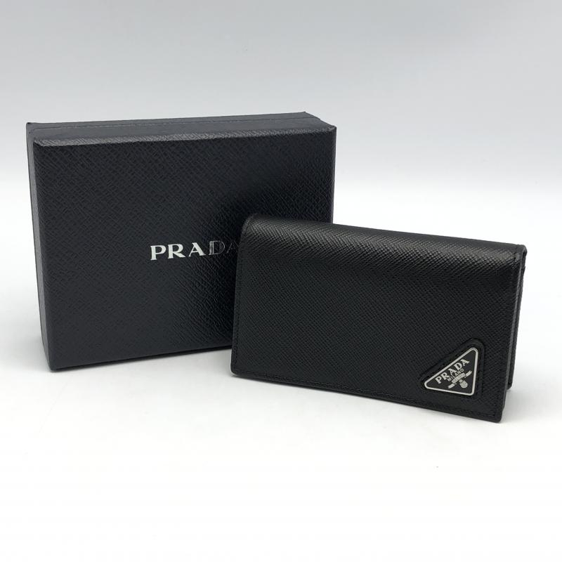 正規認証品!新規格 PRADA プラダ 名刺入れ ブラック 2MC122