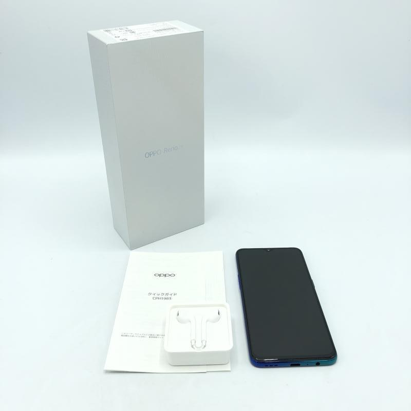 がないよう OPPO Reno A ブルー SIMフリーの通販 by ピッピ's shop