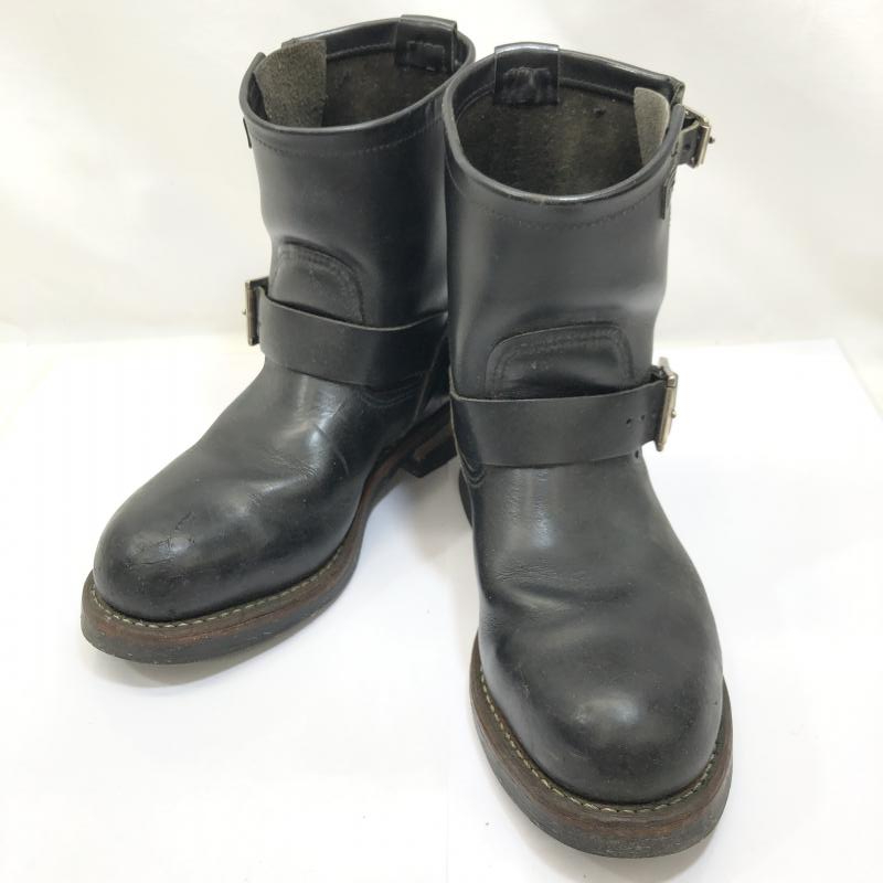 REDWINGレッドウイング 2976 7.5Dショートエンジニアブーツブラック-