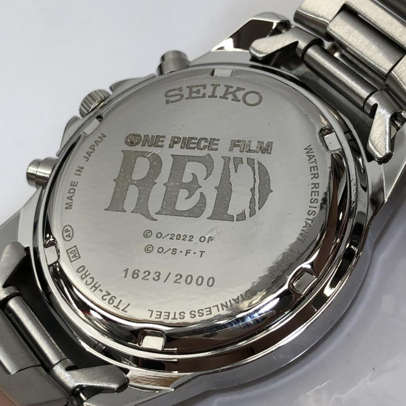 SEIKO ワンピース FILM 2000 1623 7T92-HCRO[91] RED 数量限定公開記念