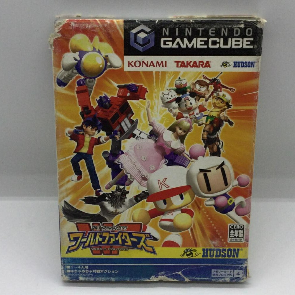 【中古】NGC）ゲームキューブ［動作確認済/現状品］ドリームミックスTVワールドファイターズ[92]