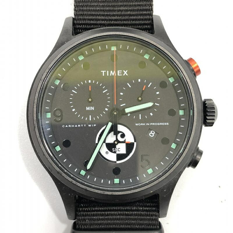 A.P.C. Carhartt コラボTimex 腕時計 カーキ　ブラック 楽天市場】A.P.C. アーペーセー 20SS Carhartt WIP TIMEX 腕時計