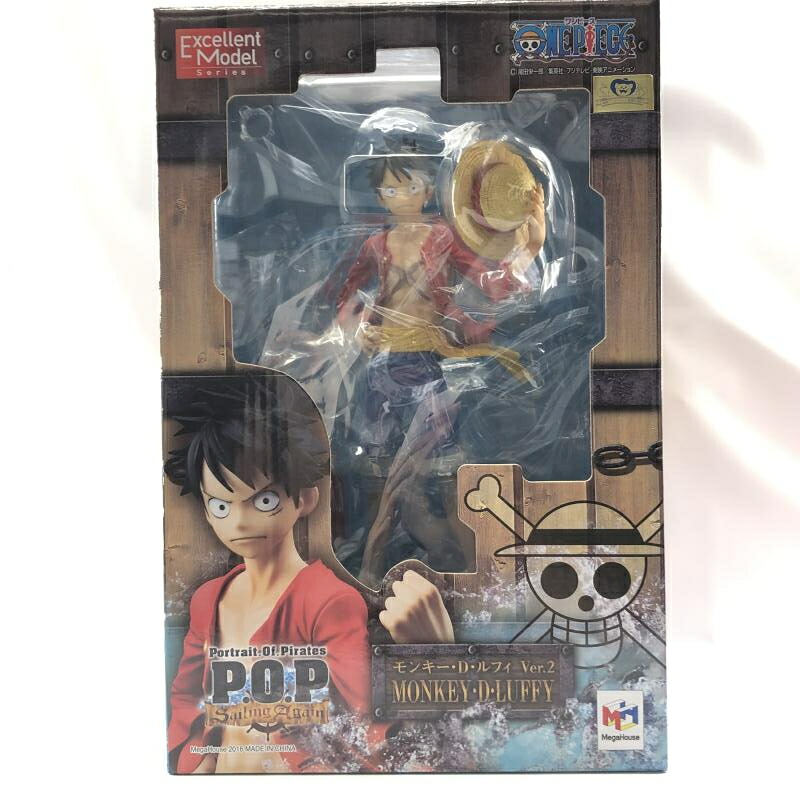 【中古】開封品 モンキー・D・ルフィ Ver.2 メガハウス ワンピース エクセレントモデル Portrait.Of.Pirates　Sailing Again[18]｜お宝創庫