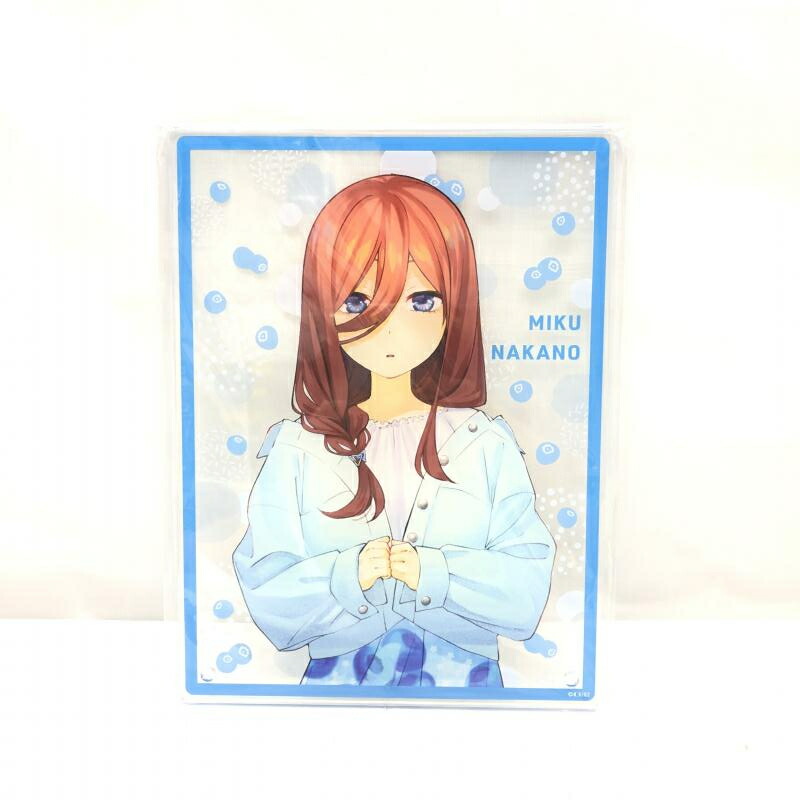 きゃらっとくじ　五等分の花嫁　三玖　アクリルスタンド　Ｃ賞　c賞 楽天市場】【中古】【未開封】中野三玖 アクリルスタンド