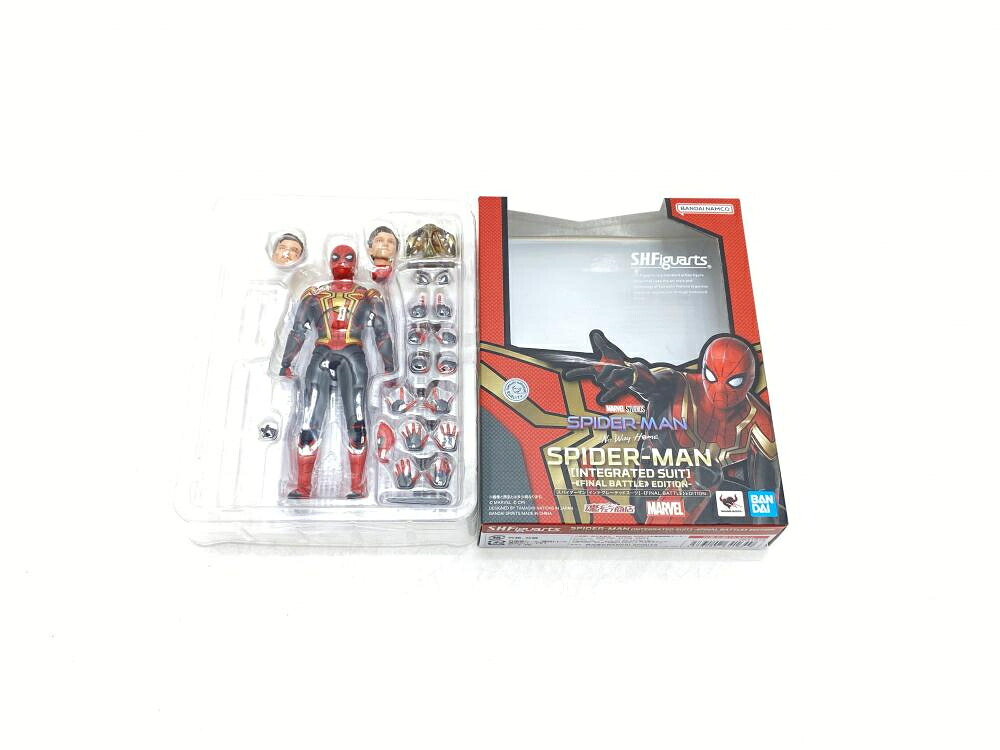 【中古】【開封】S.H.Figuarts スパイダーマン インテグレーテッドスーツ FINAL BATTLE EDITION SHフィギュアーツ[95]｜お宝創庫