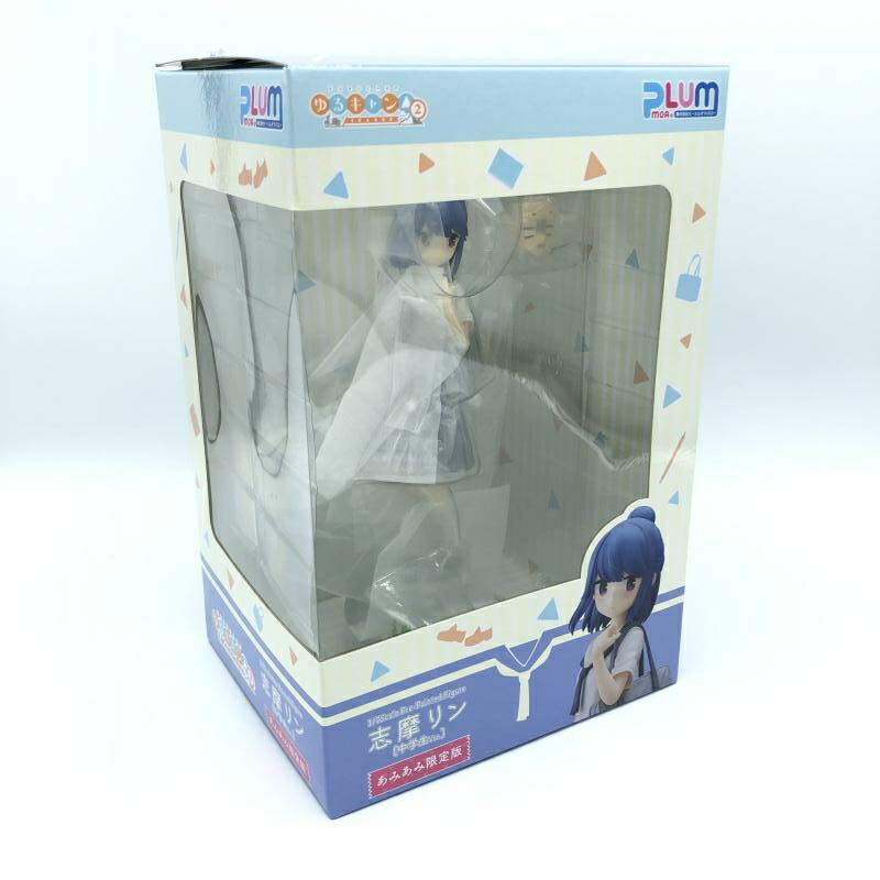 【中古】足色移り)PLUM あみあみ限定版 1/7 志摩リン 中学生Ver./ゆるキャン△ SEASON2[6]