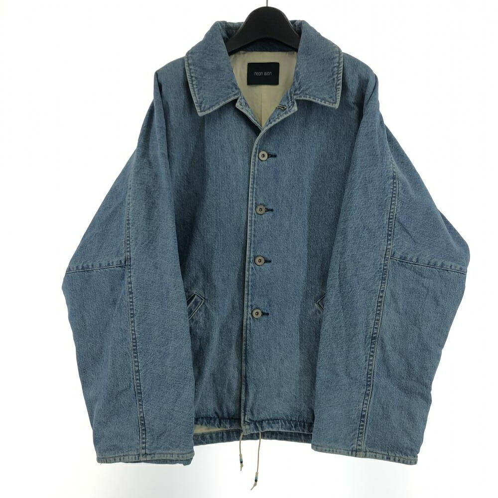 ジャケット・アウター NEONSIGN Cutaway Front Denim Jacket NEONSIGN cutaway front denim jacket | AAR