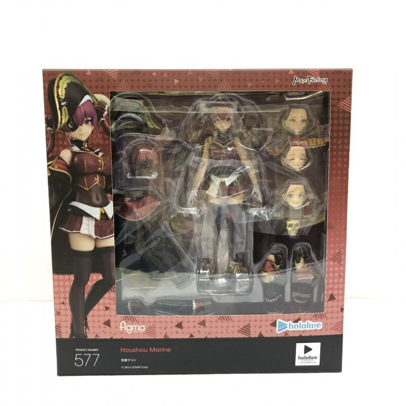 【中古】開封)figma 宝鐘マリン　ホロライブ 特典パーツ 笑顔のドクロくん付き[18][240018386368] 楽天市場】figma ホロライブプロダクション 宝鐘マリン 「笑顔の