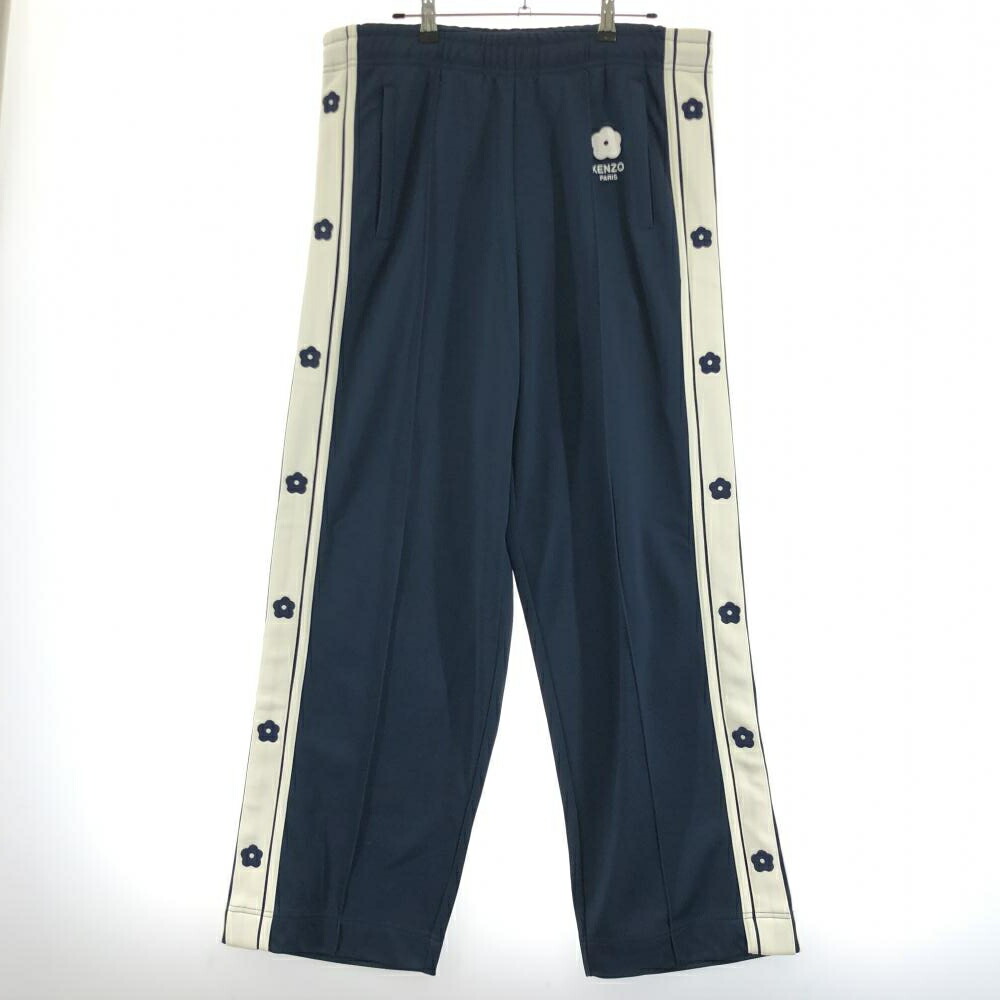 KENZO スラックス パンツ サイズ36【新品未使用　定価の約55%off】 KENZO - KENZO ケンゾー スラックス 36(XXL位) 紺x白(ストライプ