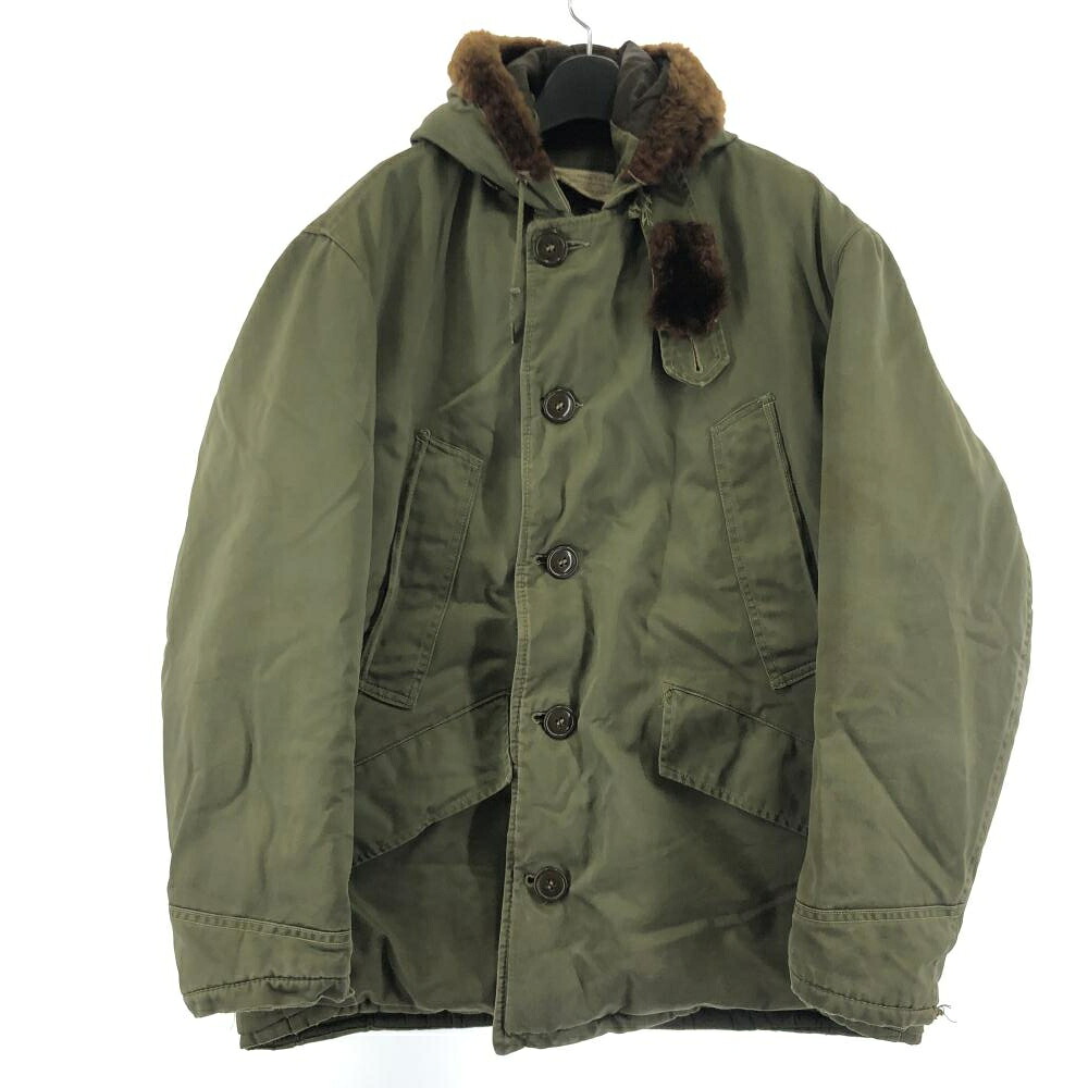 【中古】★40-50s PARKA B-9 TYPE フライトジャケット カーキ ヴィンテージ[17]｜お宝創庫