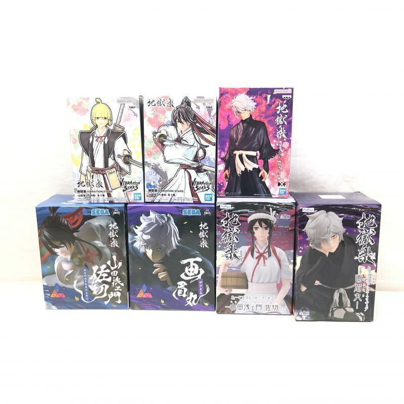 プライズフィギュアまとめ売り　地獄楽 新品未開封品　34点 BANPRESTO 地獄楽 VIBRATION STARS 山田浅ェ門 佐切 【新品・未