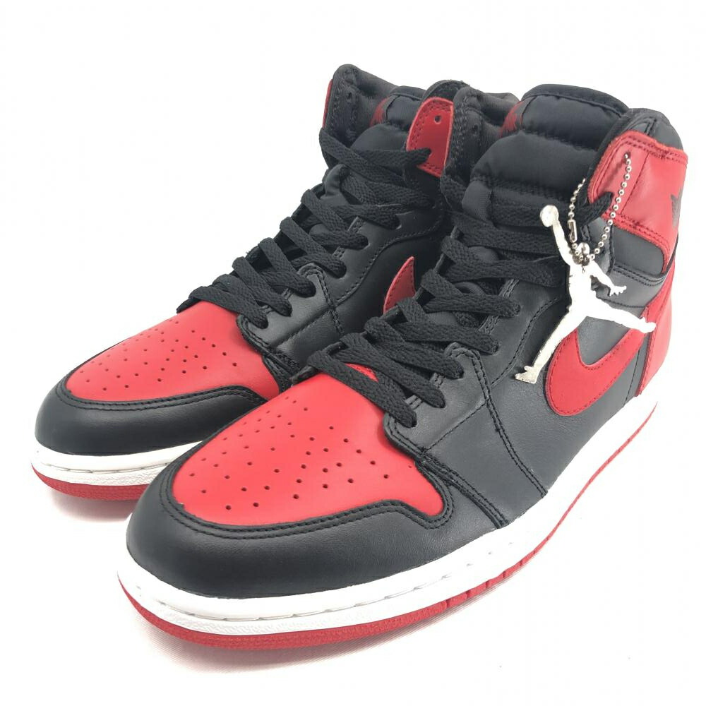 楽天市場】【中古】ナイキ NIKE NIKE AIR JORDAN 1 RETRO BRED