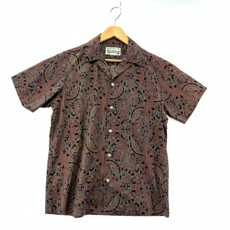 WACKOMARIA ポロニット　ペイズリー柄 WACKO MARIA PYTHON KNIT POLO SHIRT (パイソンニットポロシャツ