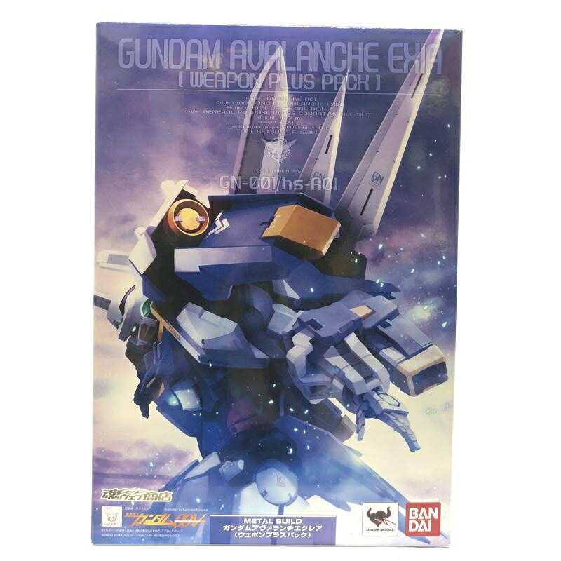 【中古】開封･箱傷み、台座黄ばみ有）ZMETAL BUILD ガンダムアヴァランチエクシア (ウェポンプラスパック) バンダイ[66]