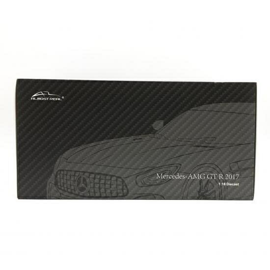 【中古】１／１８ オールモストリアル メルセデス ＡＭＧ ＧＴ Ｒ ２０１７ 黒いこと／赤いこと[24]