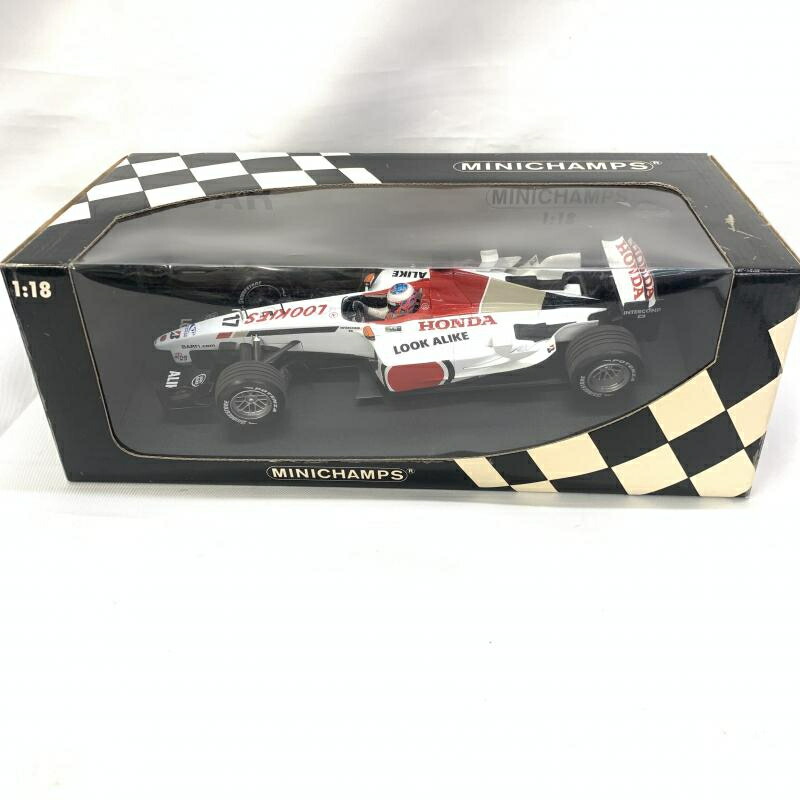 楽天市場】【中古】1/18 ﾐﾆﾁｬﾝﾌﾟｽ BAR Honda 02 TELEGLOBE #22