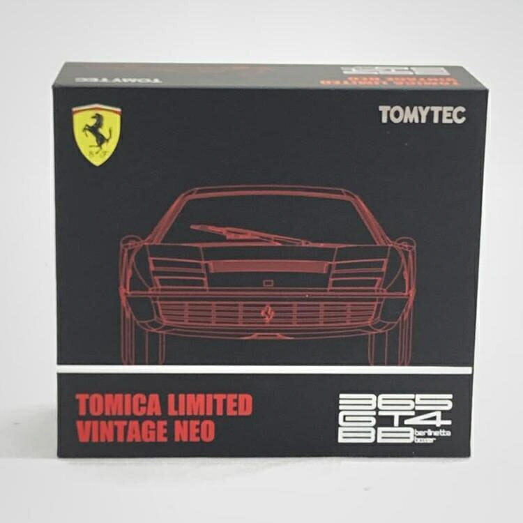 【中古】1/64 トミーテック TLV-NEO フェラーリ 365 GT4 BB (赤/黒)[19]