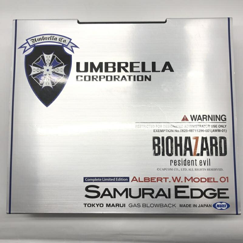 【中古】18歳以上 東京マルイ サムライエッジ アルバート.W.モデル 01 0.66J ガスガン バイオハザード[10]画像