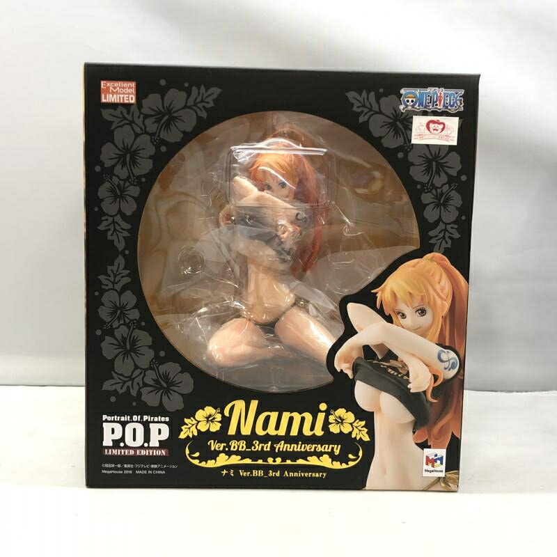 【中古】メガハウス Portrait.Of.Pirates LIMITED EDITION ナミVer.BB_3rd Anniversary 1/8 未開封品 ワンピース[97]