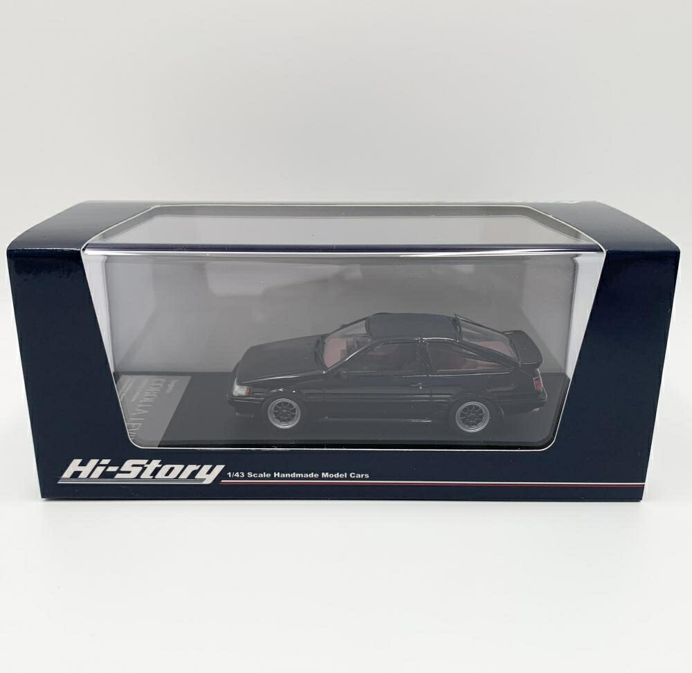 【中古】開封 Hi-story ご機嫌謂われ因縁 1/43 Toyota トヨタ COROLLA カローラ LEVIN レビン カスタマイズ 1983 黒いこと[17] 車-おもちゃ-乗り物のおもちゃ