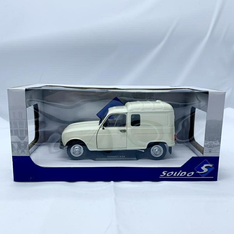 【中古】1/18 ソリド ルノー 4L F4 (クリームホワイト)[19]