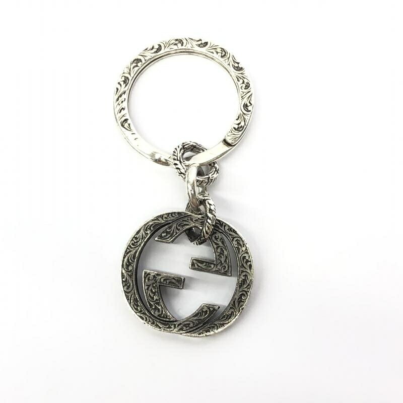 楽天市場】グッチ キーリング GUCCI キーホルダー シルバー